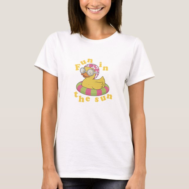 Fun in the Sun Rubber Duck T-Shirt (Front)