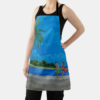 Fun in the Sun Run All-Over Print Apron