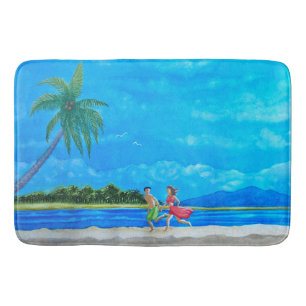 Fun in the Sun Run  Bath Mat