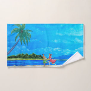 Fun in the Sun Run Hand Towel
