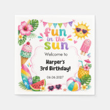 Fun in the Sun Tropical Summer Birthday