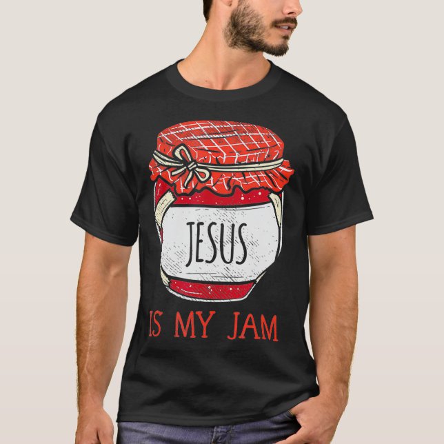 Fun Inspirational Religious Meme  Cute Jesus Is My T-Shirt (Front)