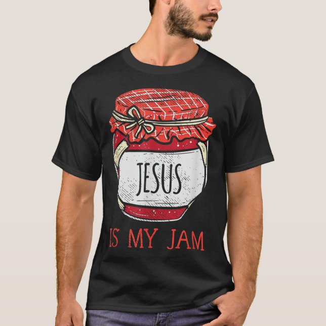 Fun Inspirational Religious Meme Cute Jesus Is My  T-Shirt (Front)