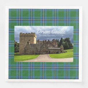Fun Irvine/Irving Clan's Drum Castle Tartan Napkin
