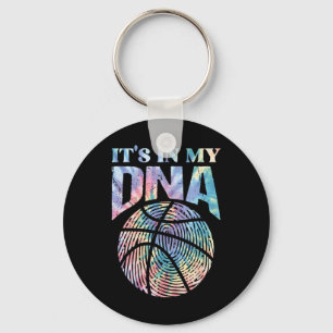 Fun It's In My DNA Girls Basketball Lover Basketba Keychain