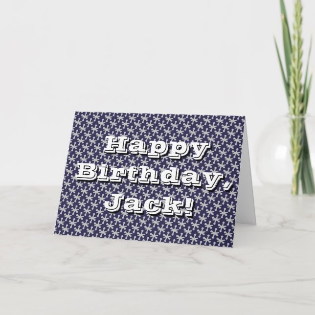 Fun Jacks Birthday Card (Front)