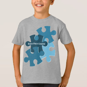 Fun Jigsaw Puzzle Every Piece Counts Birthday Boy T-Shirt