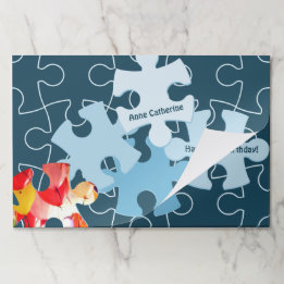 Fun Jigsaw Puzzle Happy Birthday Custom Image