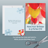 Fun Jigsaw Puzzle "Mock" 12pc Custom Photo B'day