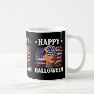 Fun Joe Biden Happy Halloween Confused th of July  Coffee Mug
