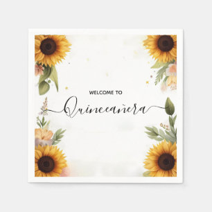 Fun Joy Lily Twin Dual Joint Double Quinceanera Napkin