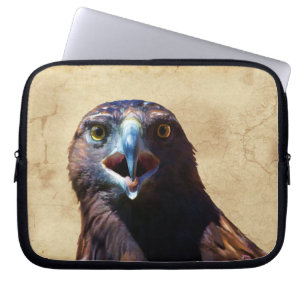 Fun Juvenile Bald Eagle Bad Attitude Wildlife Laptop Sleeve