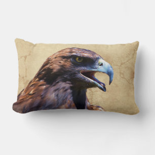 Fun Juvenile Bald Eagle Bad Attitude Wildlife Lumbar Pillow