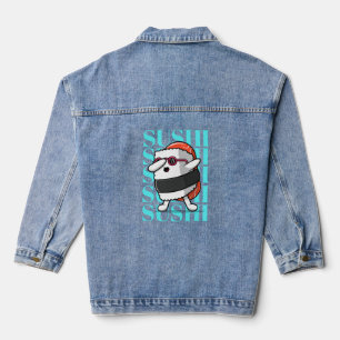Fun Kawaii Sushi Dab Denim Jacket