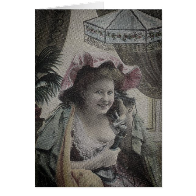 Fun Keeping in Touch Call Me BFF Friends antique  (Front)