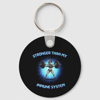 fun keychain, people living with Graves' Disease Keychain