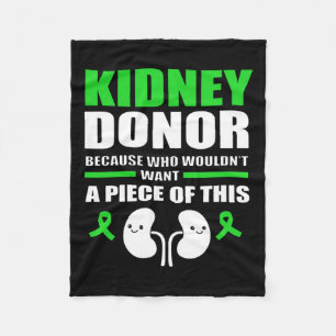 Fun Kidney Stone Kidney Donor Fleece Blanket