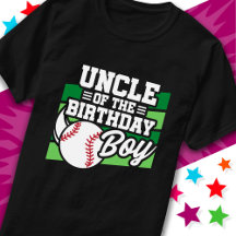 Fun Kids Baseball Party Uncle of the Birthday Boy