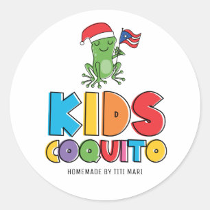 Fun Kids Coquito  Classic Round Sticker