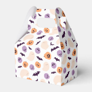 Fun Kids Halloween Pattern Favor Box