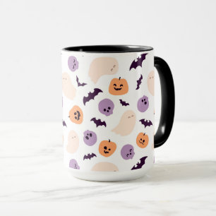 Fun Kids Halloween Pattern Mug