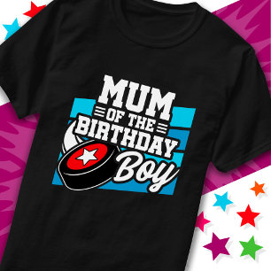 Fun Kids Hockey Party Mum of the Birthday Boy T-Shirt