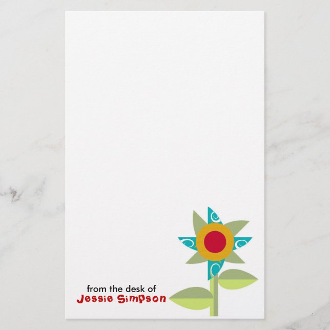 Fun Kids' Personalized Stationery (Front)