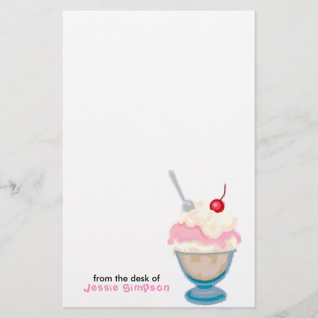 Fun Kids' Personalized Stationery (Front)