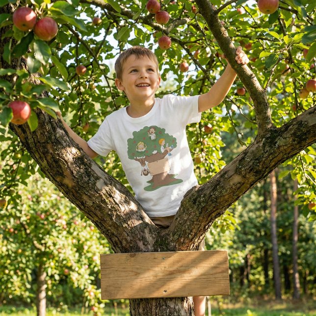 Fun Kids Playing in Apple Tree  T-Shirt (Creator Uploaded)