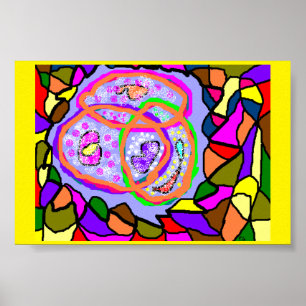 Fun kids poster to liven up a room area