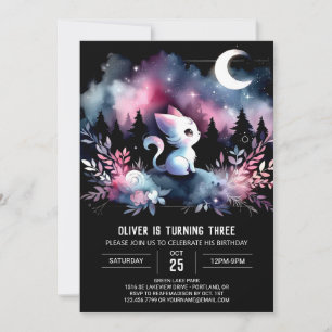 Fun Kitten Cat Birthday Invitation
