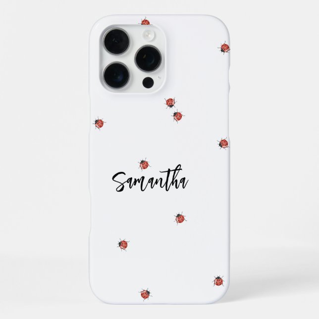 Fun Ladybug  iPhone Case (Back)