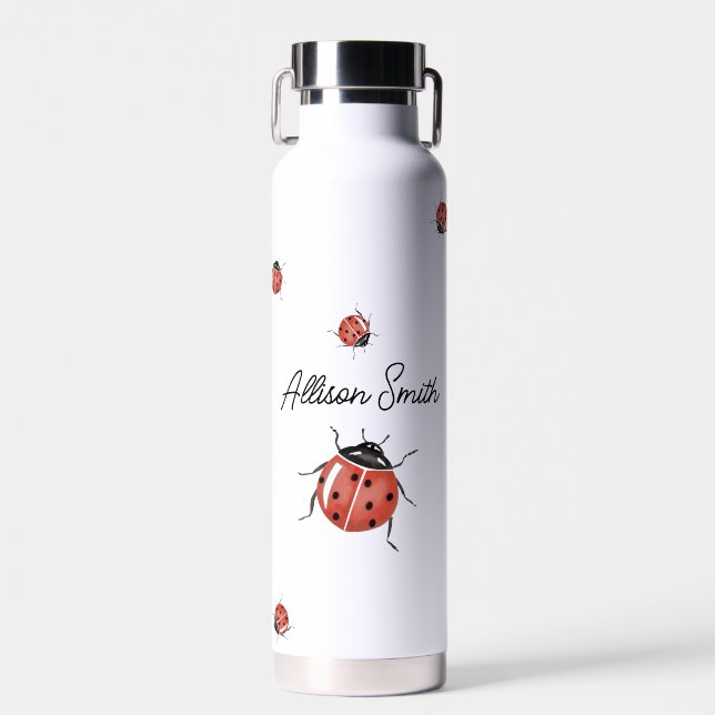 Fun Ladybug Water Bottle (Front)