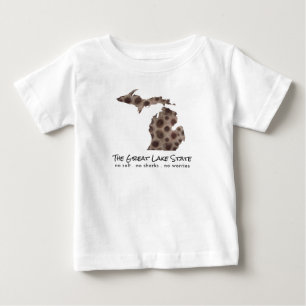 Fun Lake Michigan Great State State petoskey rocks Baby T-Shirt