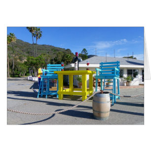 Fun Large Size Table/Chairs Greeting Card!