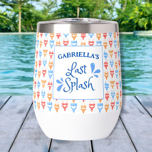 Fun "Last Splash" Theme Personalized Bachelorette