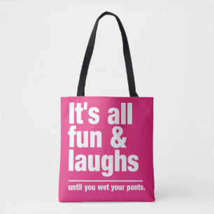 FUN & LAUGHS custom colour bags