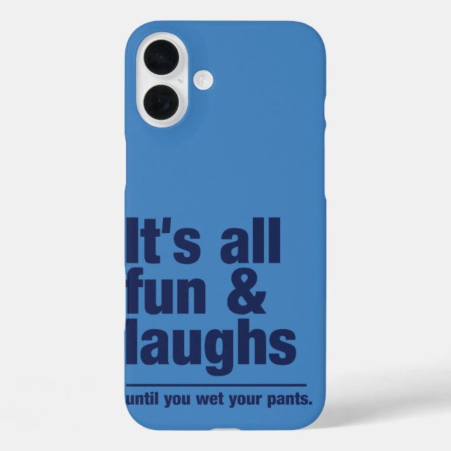 FUN & LAUGHS custom colour iPhone case-mate Case (Back)