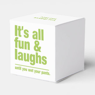 FUN & LAUGHS custom favor box