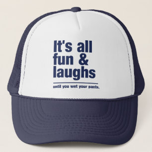 FUN & LAUGHS hat - choose colour