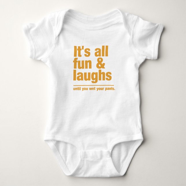 FUN & LAUGHS shirt - choose style & colour (Front)