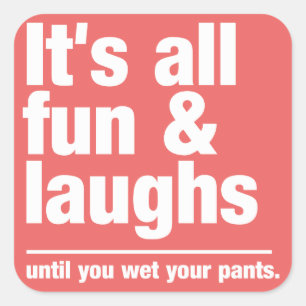 FUN & LAUGHS stickers couleur personnalisée
