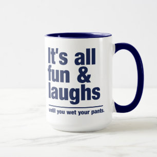 FUN & LAUGHS tasse - choisir style & couleur