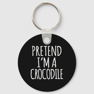 Fun Lazy Halloween Costume - Pretend Im A Crocodil Keychain