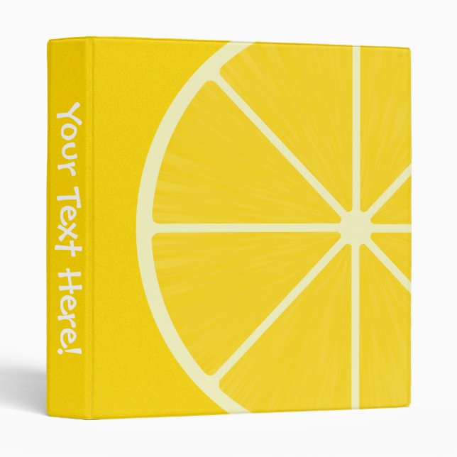 Fun Lemon Binder (Front/Spine)