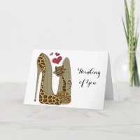 Fun Leopard Stiletto and Cat