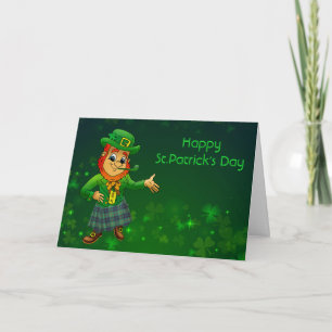 Fun Leprechaun St. Patricks Day Humour Card