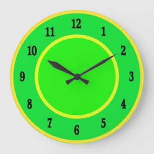 Fun Lime and Lemon  Wall Clock