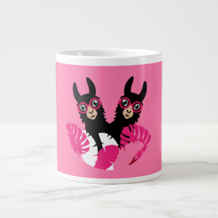 Fun Llama Alpaca Accessories Large Coffee Mug
