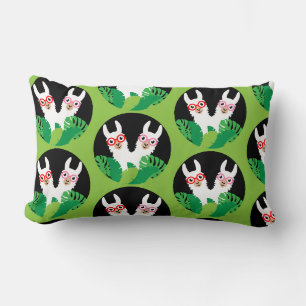 Fun Llama Alpaca Accessories Lumbar Pillow